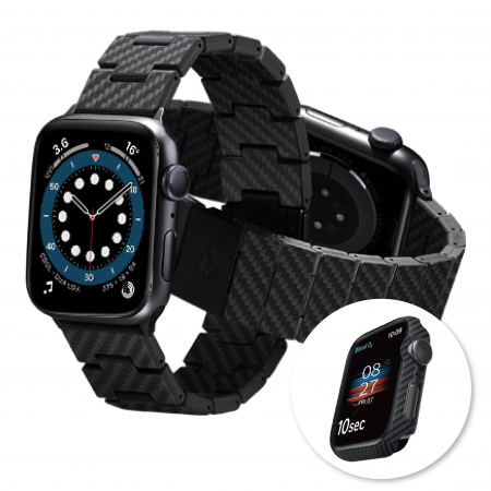PITAKA ｜ Apple  WATCH 錶殼+碳纖維錶帶