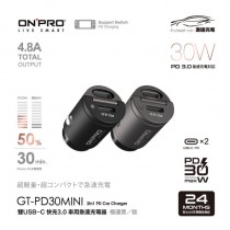ONPRO 30W PD3.0 快充車用充電器 GT-PD30MINI