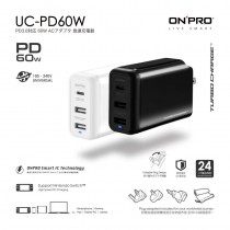 ONPRO UC-PD60W PD60W 3孔萬國急速USB充電器